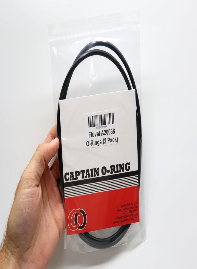 Captain O-Ring - Replacement A20038 A-20038 Orings for Fluval 104, 105, 106, 107, 204, 205, 206, 207 Motor Head Lid Seal Ring (2 Pack) - Image 5